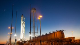 Antares Rocket Prepared For Launch To Space Station