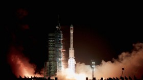 China Launches Its First Space Laboratory Module Tiangong-1