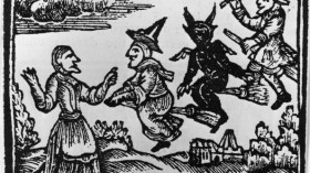 Ancient Depiction of Witches and Evil Spirits (Circa 1400)