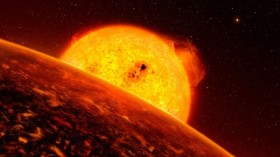 Exoplanet that orbits very close to Star