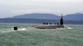 Guided Missile Submarine Shown To Media