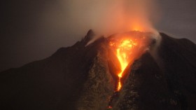 Villagers Evacuated As Mount Sinabung Eruptions Continue