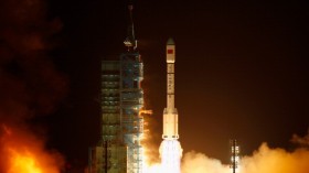 China Launches Its First Space Laboratory Module Tiangong-1