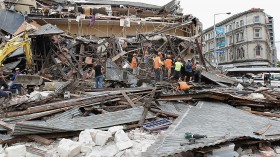 Devastation from Christchurch, New Zealand Earthquake in 2011