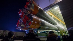 Expedition 50 Soyuz Rollout