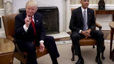 President Obama Meets With President-Elect Donald Trump In The Oval Office Of White House