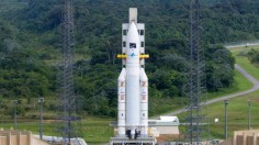 Ariane 5 Rocket Prepared For Launch