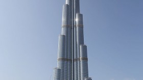 Burj Khalifa in Dubai, one of the tallest buildings in the world