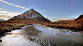 Incredible view of Scottish moor