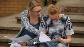 Girls At Edgbaston High School Receive Their A'Level Results