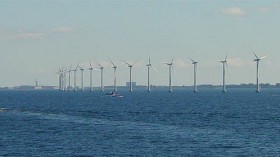 Offwhore wind farm near Copenhagen, Denmark. 