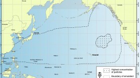 NOAA Tsunami Debris Map 