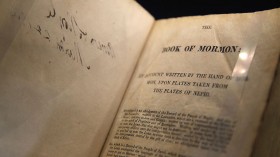 Mormon Church Displays Historic Doctuments, Including Original Book of Mormon Manuscript