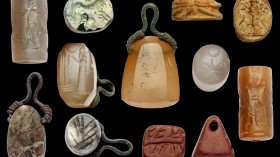 selection of seals found during the excavations in 2013