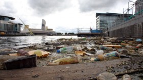 10,000 metric tons of plastic enter Great Lakes every year