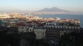 Landmarks In the Historic Southern Italian City Of Naples