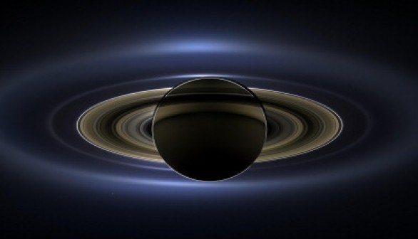 Cassini Spacecraft Sends Picture Of Backlit Saturn