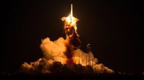 Unmanned Antares Rocket Explodes At Launch On Wallops Island