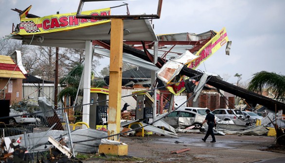 Tornado Touches Down In New Orleans East