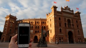 Uber Taxi App In Madrid