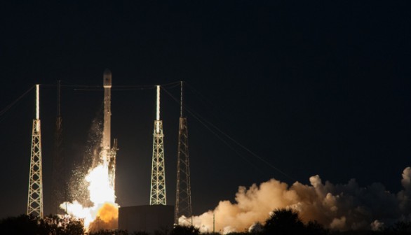 Falcon 9 rocket launch of SES-8 satellite