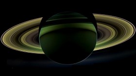 Saturn Backlit View