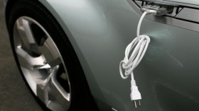 GM Showcases Electric Car On Capitol Hill