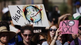 Rally In Los Angeles Calls For Action Against Climate Change