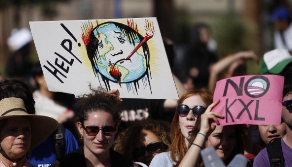 Rally In Los Angeles Calls For Action Against Climate Change