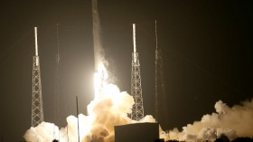 Private Spaceflight Company SpaceX Launches Cargo Capsule On Resupply Mission To Int'l Space Station