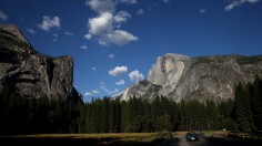 Yosemite National Park Remains Open As Rim Fire Continues In Burn On Park's Western Edge