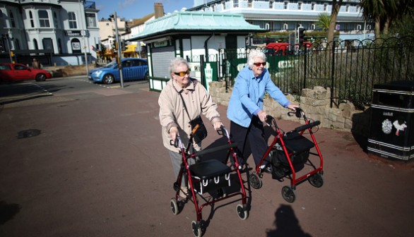 Old Women Walking