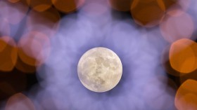 The Cold Moon Rises Over Cornwall