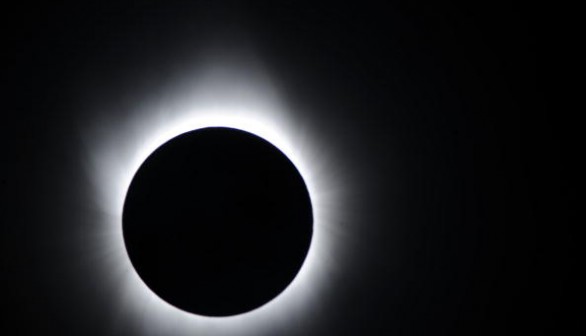 The Solar Eclipse Is Observed In Asia