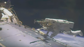 Space Station Crew Conducts Milestone Spacewalk