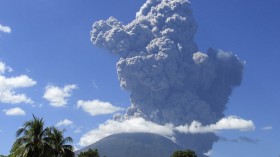 Chaparrastique volcano in El Salvador 