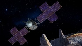 Artist's Concept of Psyche Spacecraft with Five-Panel Array