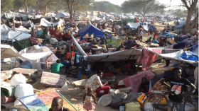 South Sudan refugee camp 