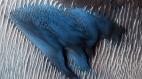 Martian Blue Dune