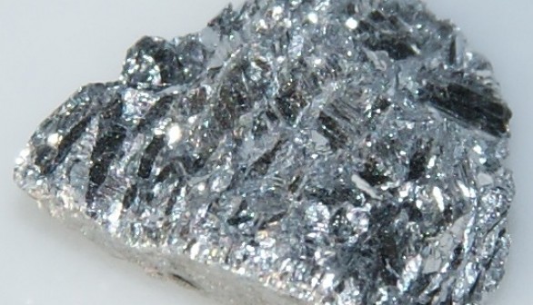 Antimony, one of the metals the bacteria thrive upon, is pictured. 