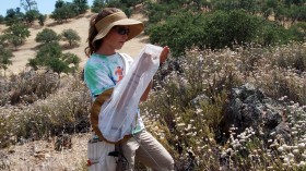 USU Entomologist Joan Meiners in Pinnacles National Park 