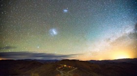 An Astrophotographic Portrait of the Large and Small Magellanic Clouds (IMAGE)