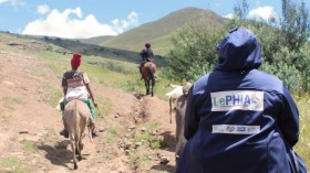 ICAP Survey Workers in Rural Lesotho 