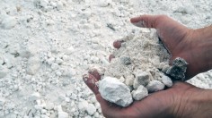 Gypsum in Hands