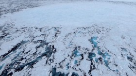 Meltwater Lakes in Antarctica (IMAGE)