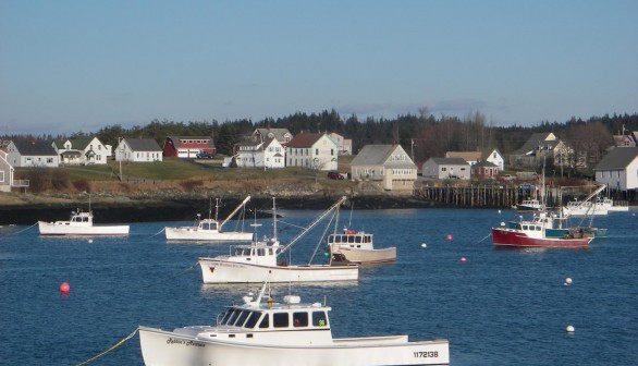 Maine Lobster Boats (IMAGE)