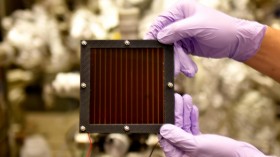 A 100 cm2 Perovskite Solar Module Consisting of Multiple Connected Solar Cells (IMAGE)