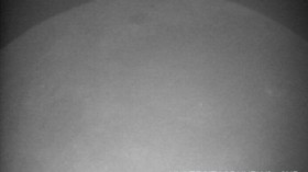 An image of the flash resulting from the impact of a large meteorite on the lunar surface on 11 September 2013, obtained with the MIDAS observatory.