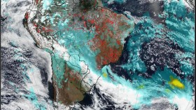 Smoke and Aerosols over South America (image)