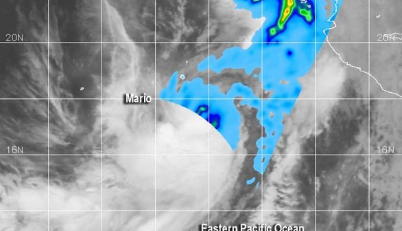 GPM Image of Lorena and Mario (image)